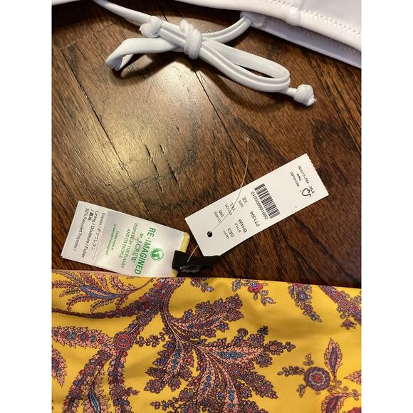 J Crew NWT High Waisted Bikini 2pc Swimsuit Set Bathing Suit Re-imagined S - Picture 5 of 7